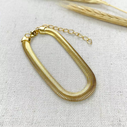 Snake Chain Bracelet - Gold