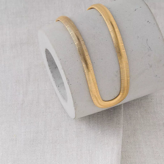 Snake Chain Bracelet - Gold