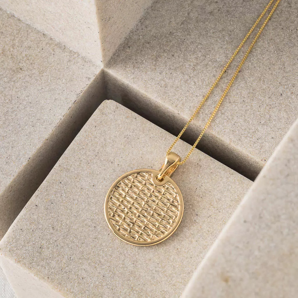 Medium Cartier Necklace with "I am the Way, the Truth, and the Life" Medal - Gold