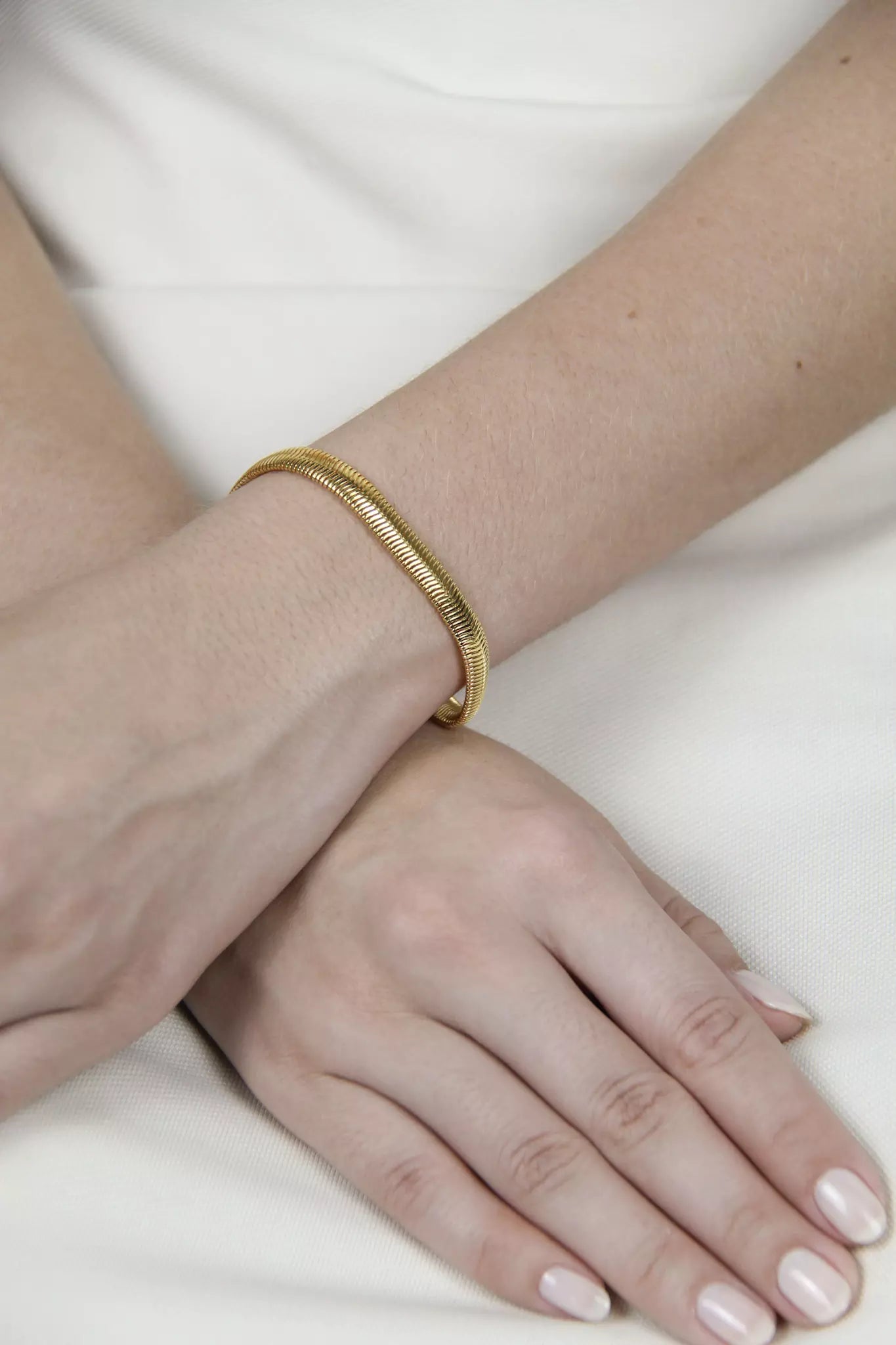 Snake Chain Bracelet - Gold